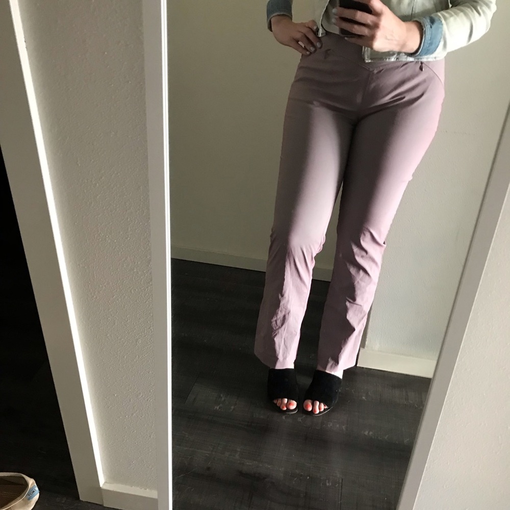 betsey johnson pink iridescent pants size medium
